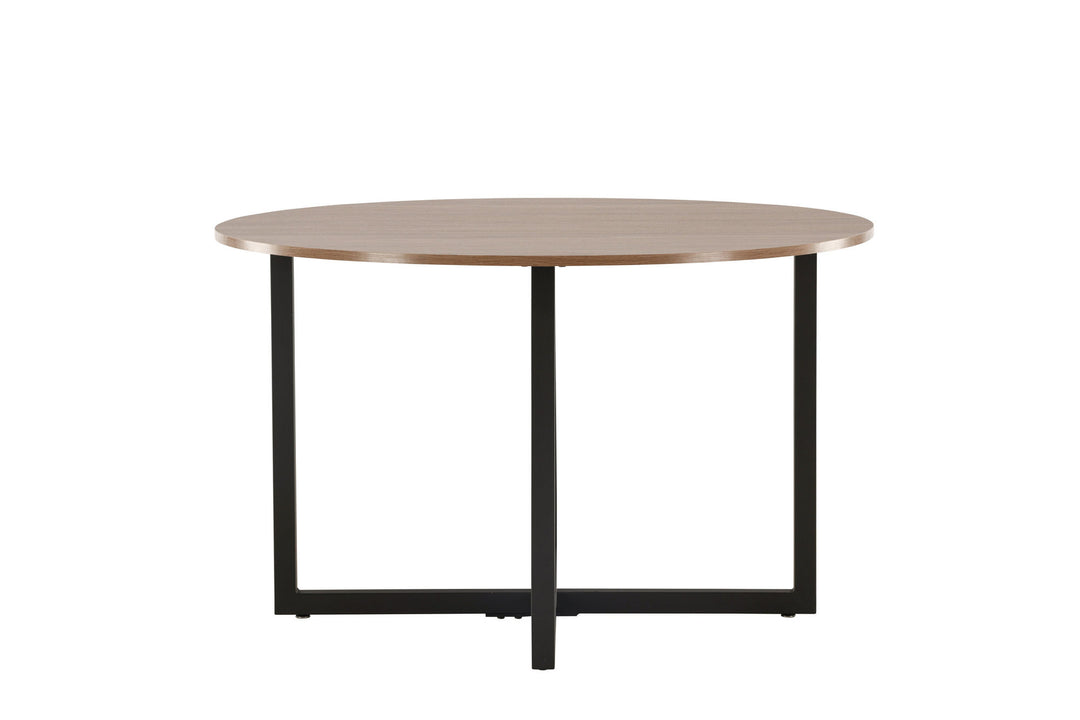Venture Home Durango Dining Table - Black / Walnut MDF