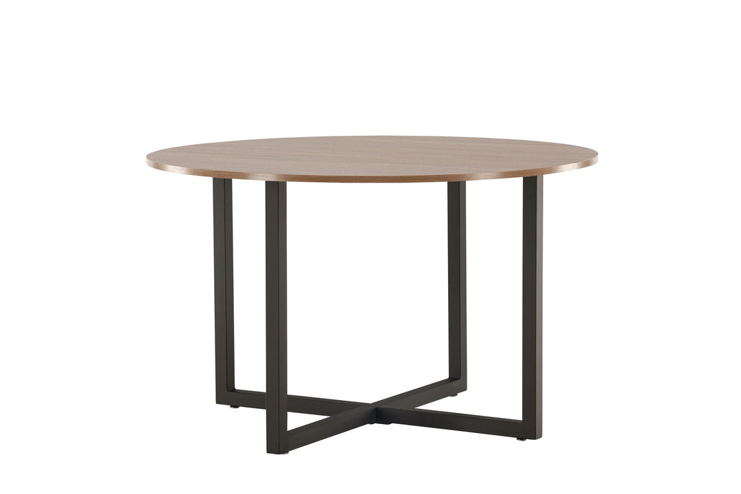 Venture Home Durango Dining Table - Black / Walnut MDF