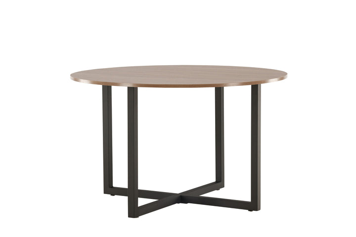 Venture Home Durango Dining Table - Black / Walnut MDF