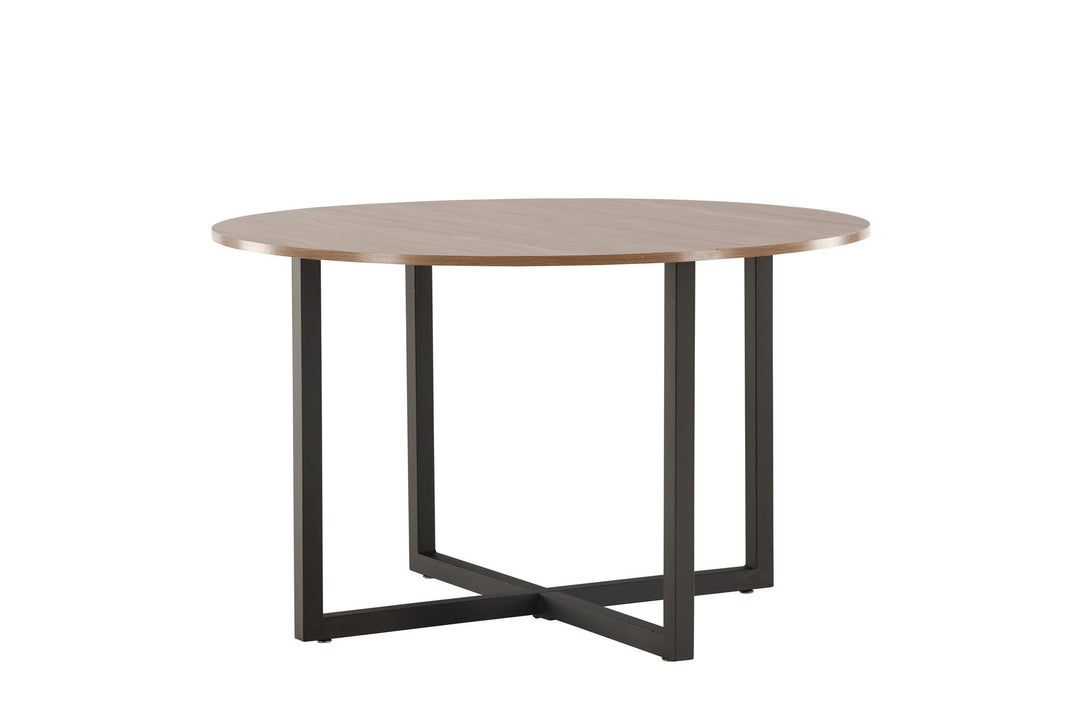 Venture Home Durango Dining Table - Black / Walnut MDF