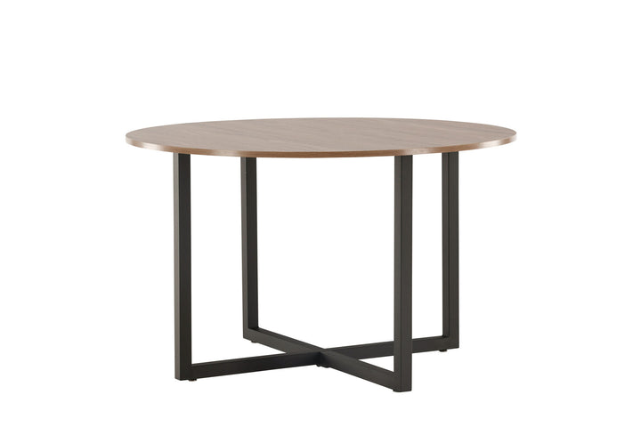 Venture Home Durango Dining Table - Black / Walnut MDF