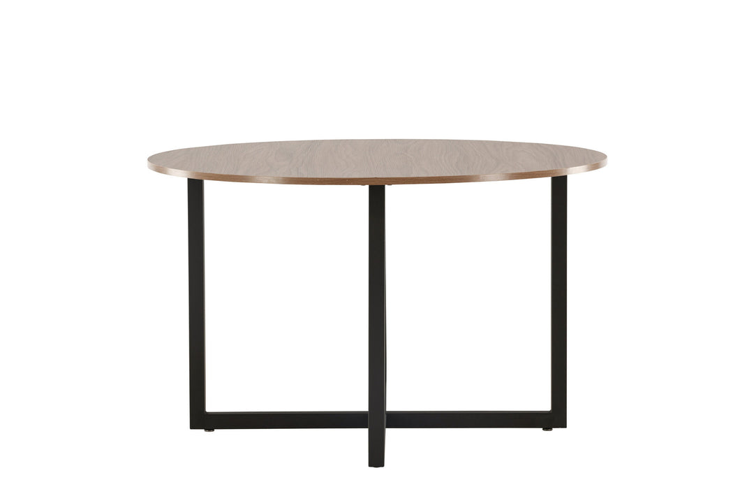 Venture Home Durango Dining Table - Black / Walnut MDF