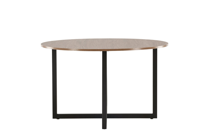 Venture Home Durango Dining Table - Black / Walnut MDF