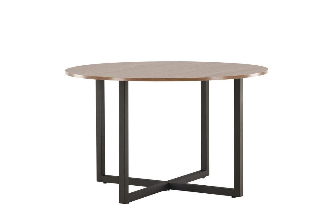 Venture Home Durango Dining Table - Black / Walnut MDF
