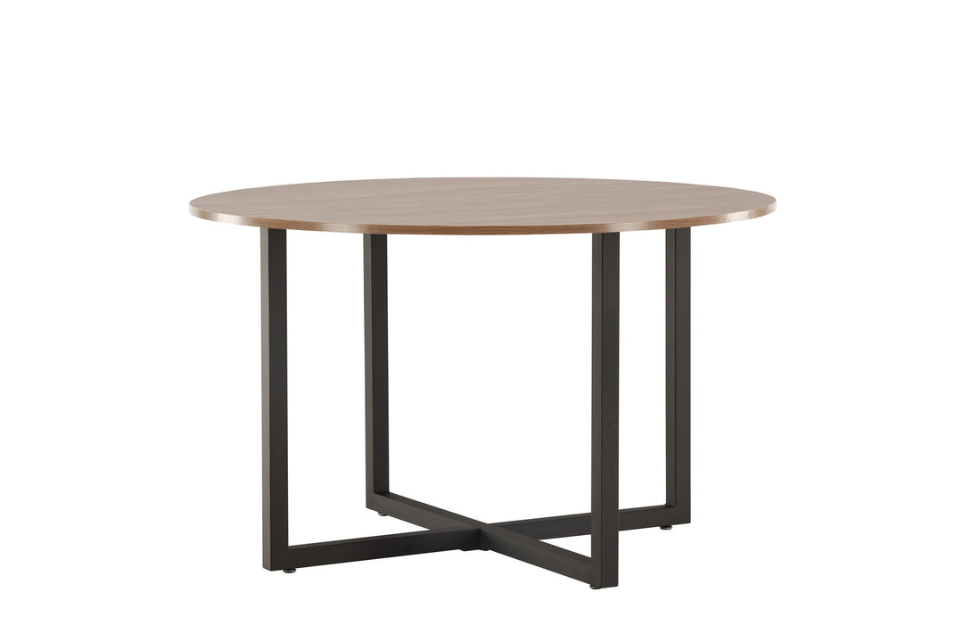 Venture Home Durango Dining Table - Black / Walnut MDF