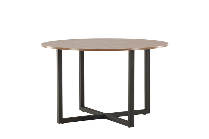 Venture Home Durango Dining Table - Black / Walnut MDF