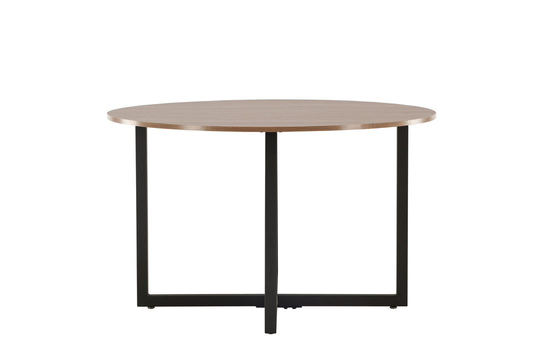 Venture Home Durango Dining Table - Black / Walnut MDF