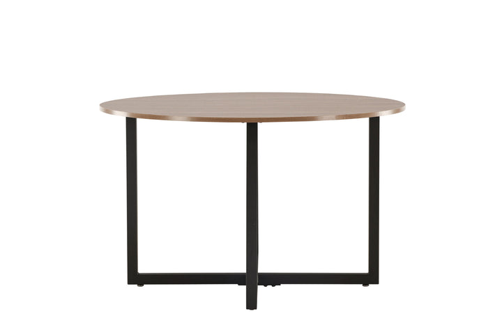 Venture Home Durango Dining Table - Black / Walnut MDF