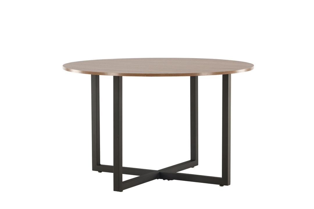 Venture Home Durango Dining Table - Black / Walnut MDF