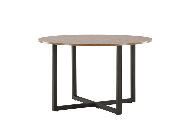 Venture Home Durango Dining Table - Black / Walnut MDF