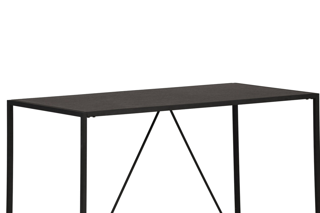 Venture Home Brea Bar Table - Black / Black MDF