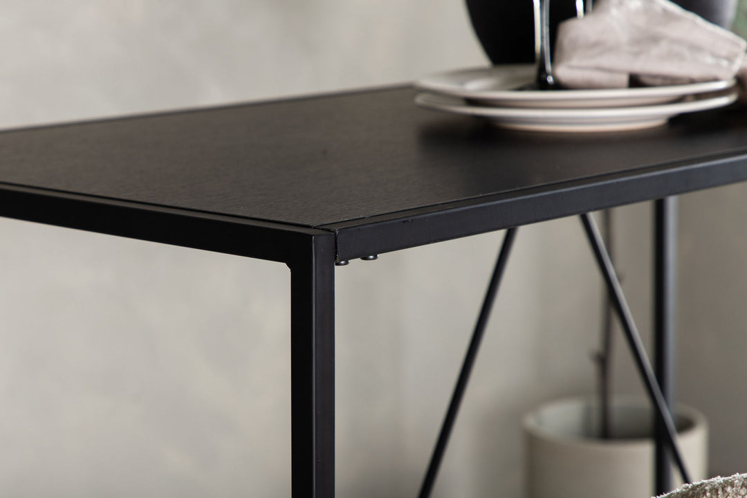 Venture Home Brea Bar Table - Black / Black MDF