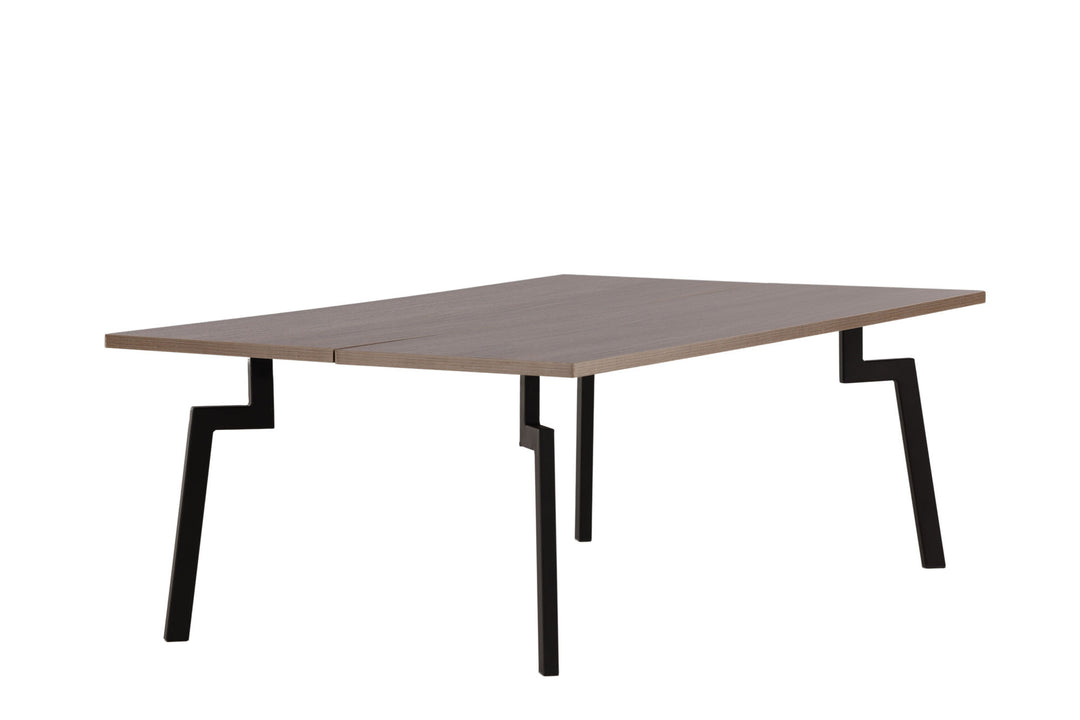 Venture Home Bethan Sofa Table - Black / Brown MDF