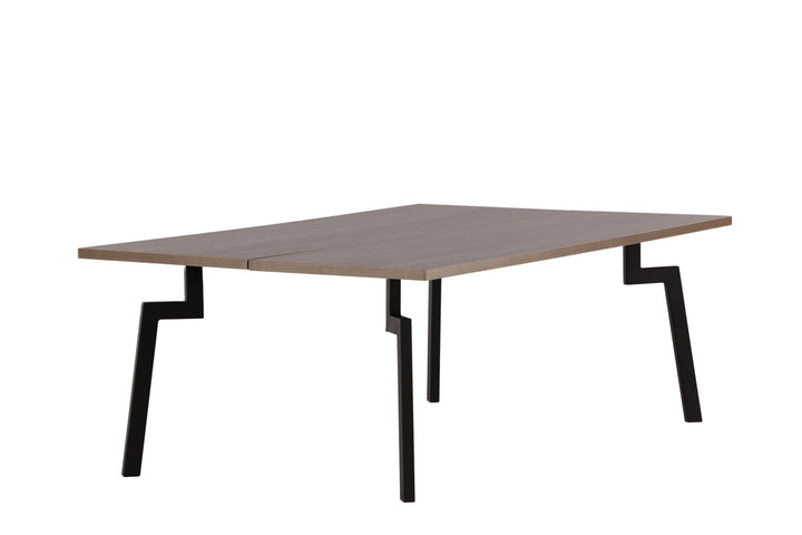 Venture Home Bethan Sofa Table - Black / Brown MDF