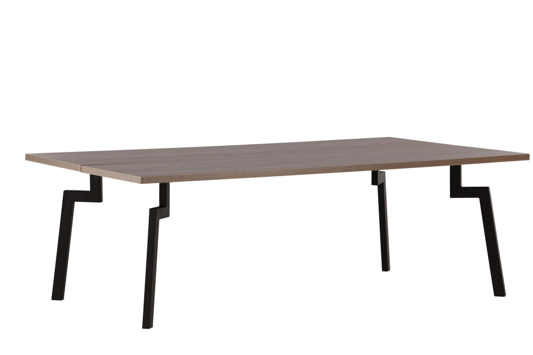 Venture Home Bethan Sofa Table - Black / Brown MDF