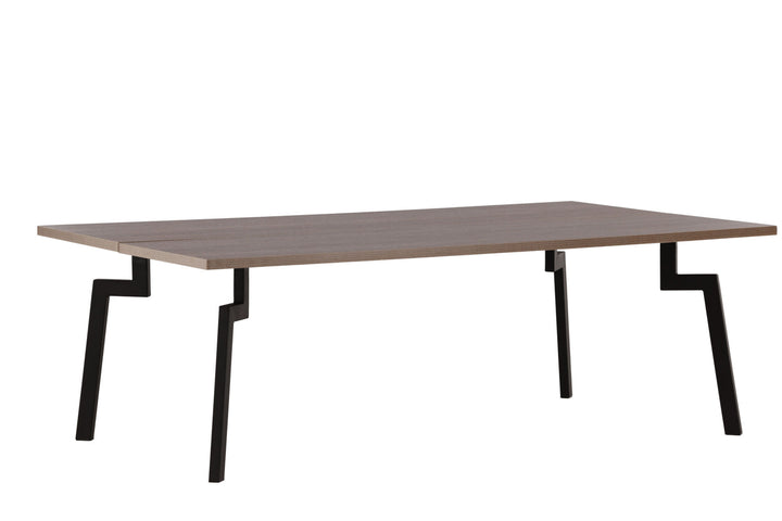 Venture Home Bethan Sofa Table - Black / Brown MDF