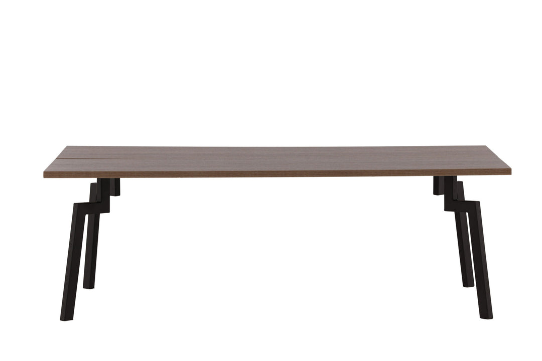 Venture Home Bethan Sofa Table - Black / Brown MDF
