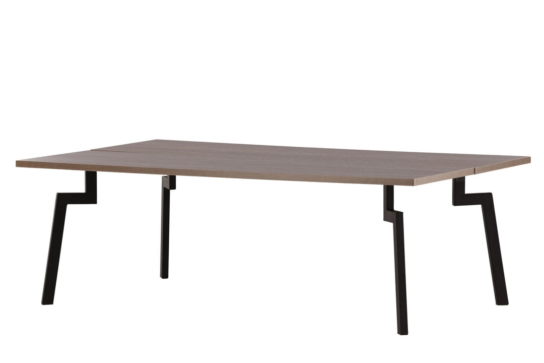 Venture Home Bethan Sofa Table - Black / Brown MDF
