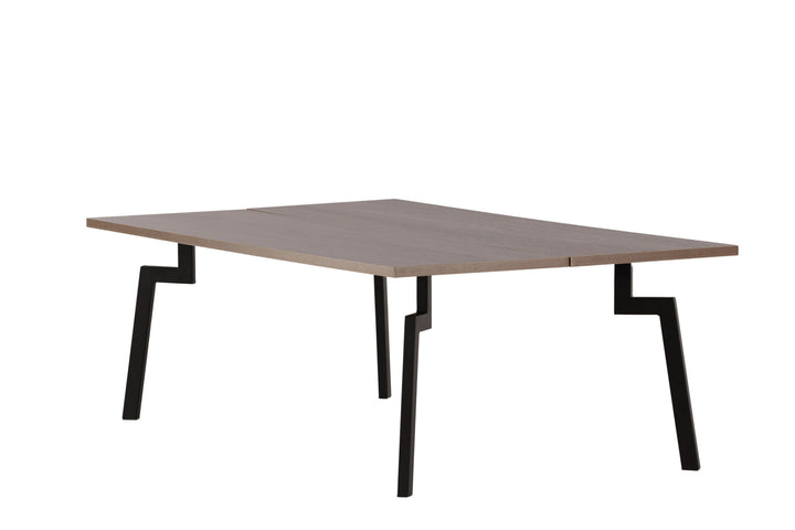 Venture Home Bethan Sofa Table - Black / Brown MDF