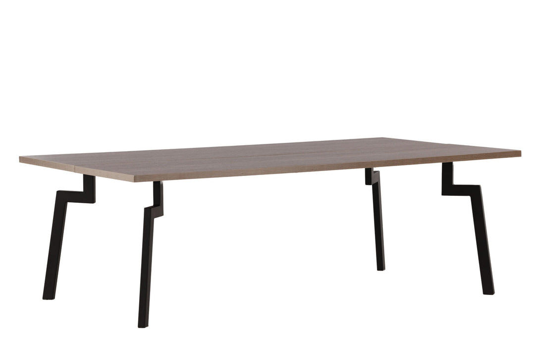 Venture Home Bethan Sofa Table - Black / Brown MDF