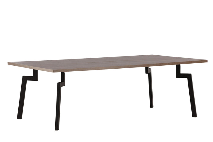 Venture Home Bethan Sofa Table - Black / Brown MDF