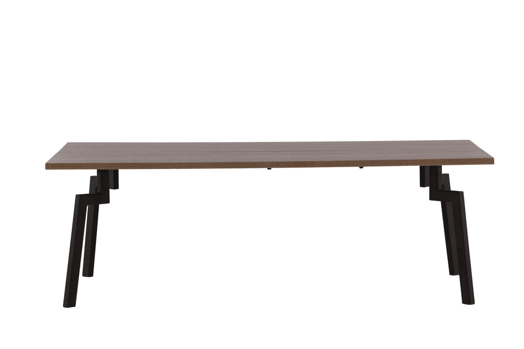 Venture Home Bethan Sofa Table - Black / Brown MDF
