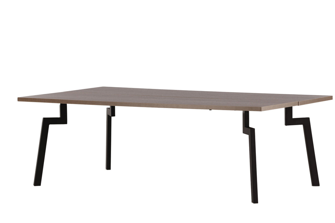 Venture Home Bethan Sofa Table - Black / Brown MDF