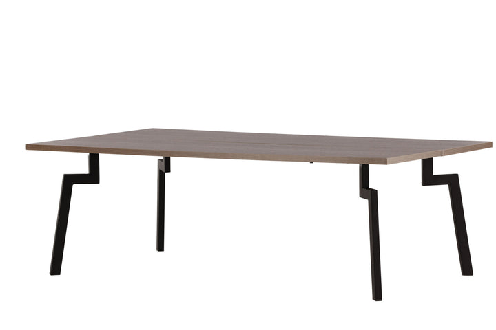 Venture Home Bethan Sofa Table - Black / Brown MDF
