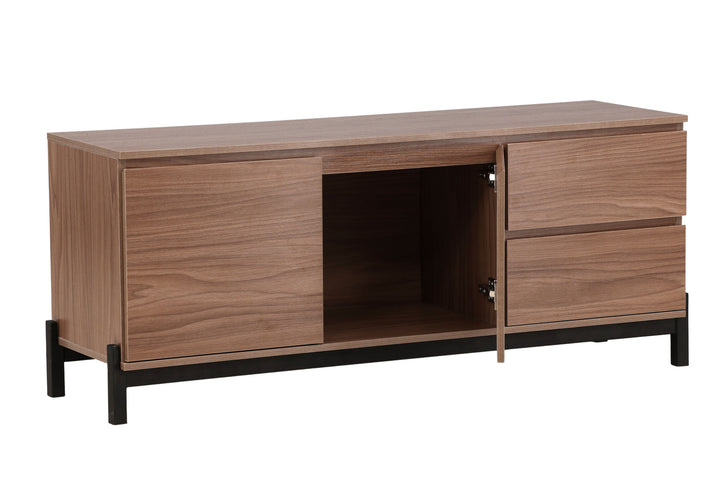 Venture Home Corpus Storage - Black / Walnut MDF