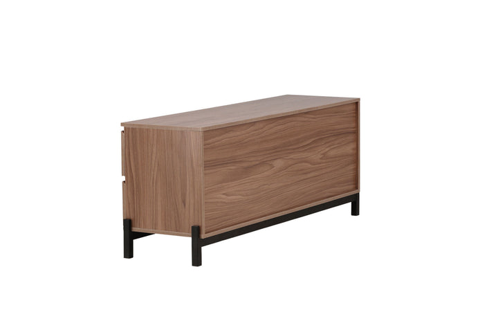 Venture Home Corpus Storage - Black / Walnut MDF