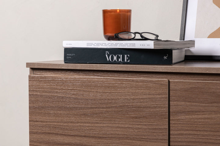 Venture Home Corpus Storage - Black / Walnut MDF