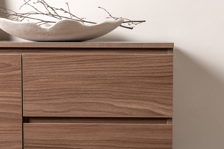 Venture Home Corpus Storage - Black / Walnut MDF