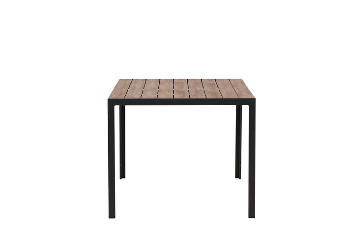Venture Home Break Diningtable Alumnium - Black / Nature Rectangular 90*150*
