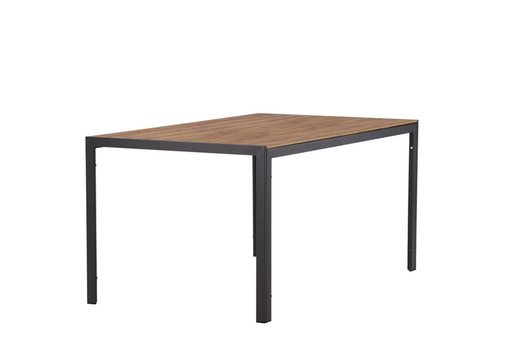 Venture Home Break Diningtable Alumnium - Black / Nature Rectangular 90*150*