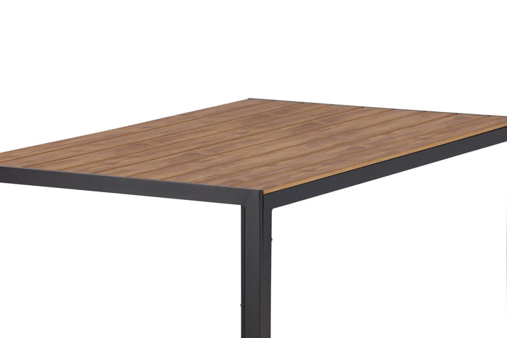 Venture Home Break Diningtable Alumnium - Black / Nature Rectangular 90*150*
