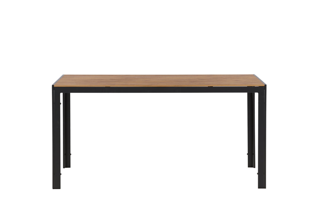 Venture Home Break Diningtable Alumnium - Black / Nature Rectangular 90*150*