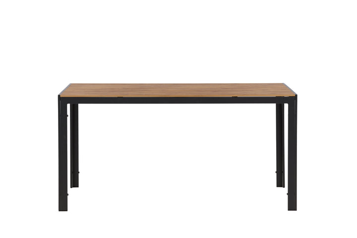 Venture Home Break Diningtable Alumnium - Black / Nature Rectangular 90*150*