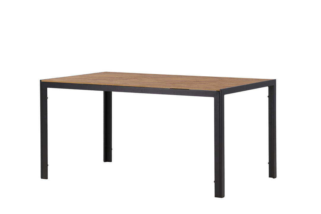 Venture Home Break Diningtable Alumnium - Black / Nature Rectangular 90*150*