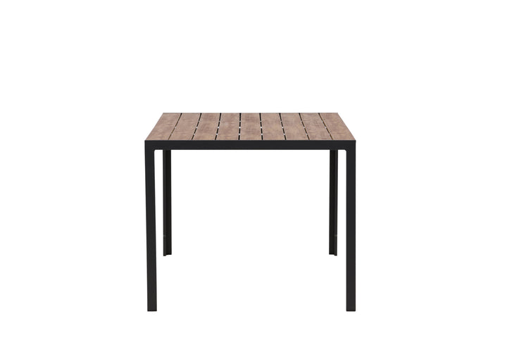 Venture Home Break Diningtable Alumnium - Black / Nature Rectangular 90*150*