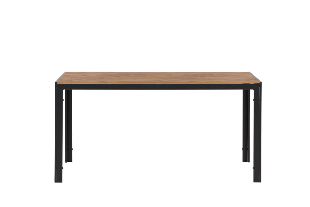 Venture Home Break Diningtable Alumnium - Black / Nature Rectangular 90*150*