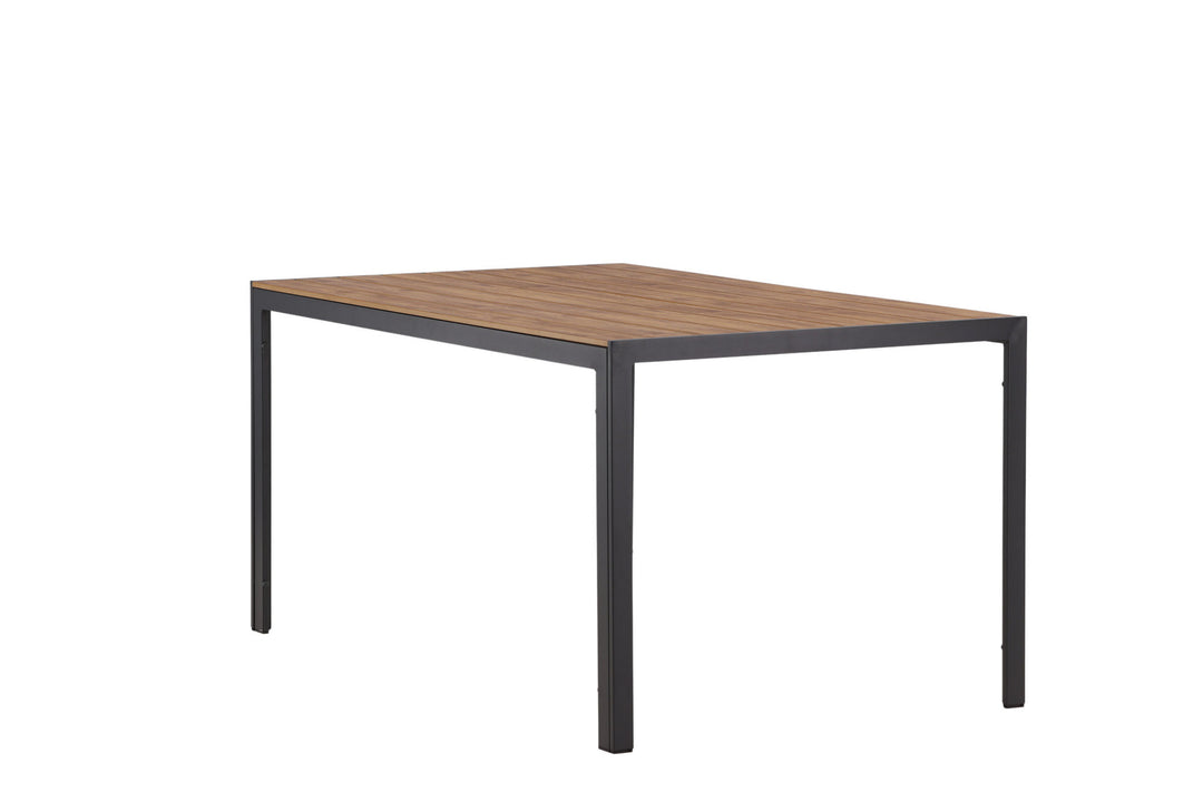Venture Home Break Diningtable Alumnium - Black / Nature Rectangular 90*150*