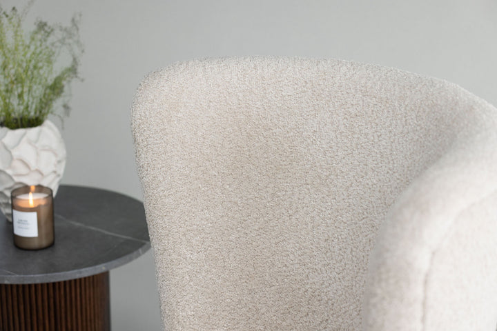 Vind Hällsö Single Sofa - Brown / Beige Boucle