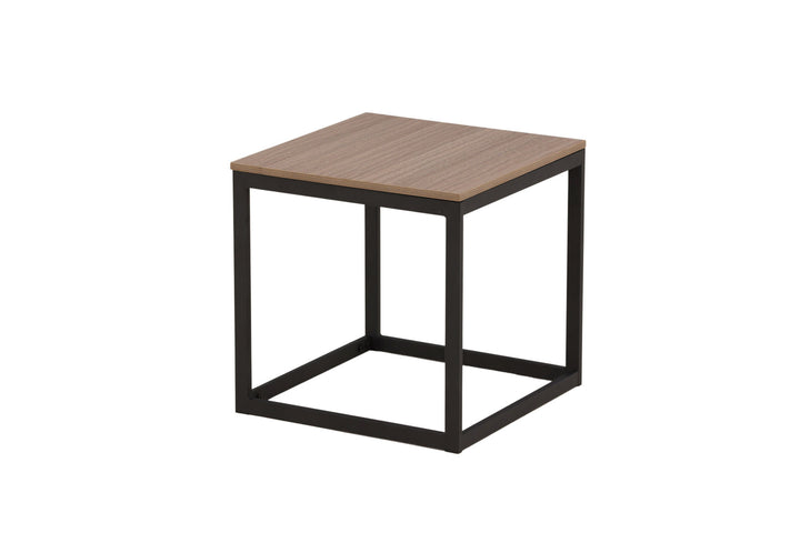 Venture Home Arbor Side Table - Black / Dark Brown MDF