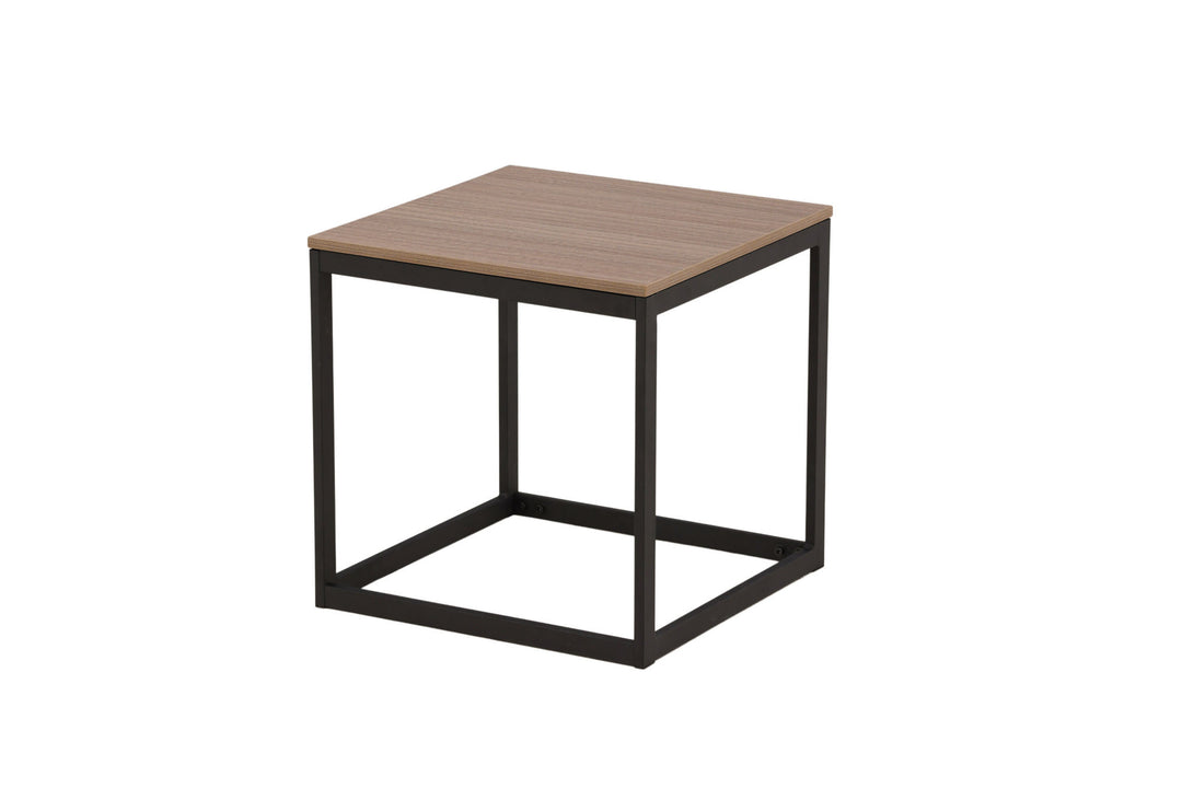 Venture Home Arbor Side Table - Black / Dark Brown MDF