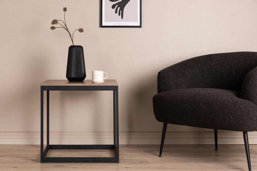 Venture Home Arbor Side Table - Black / Dark Brown MDF