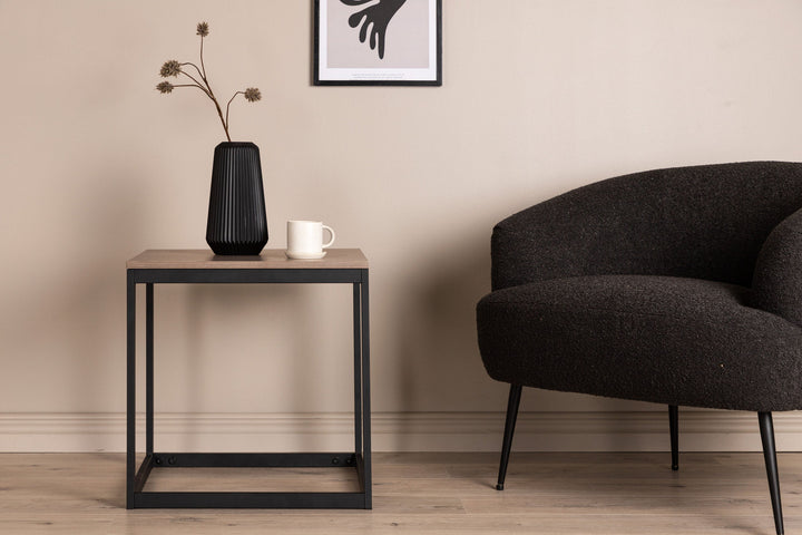 Venture Home Arbor Side Table - Black / Dark Brown MDF