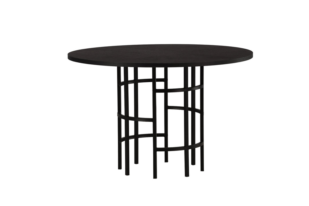 Furniture Fashion Copenhagen Dining Table - Black / Black Veneer