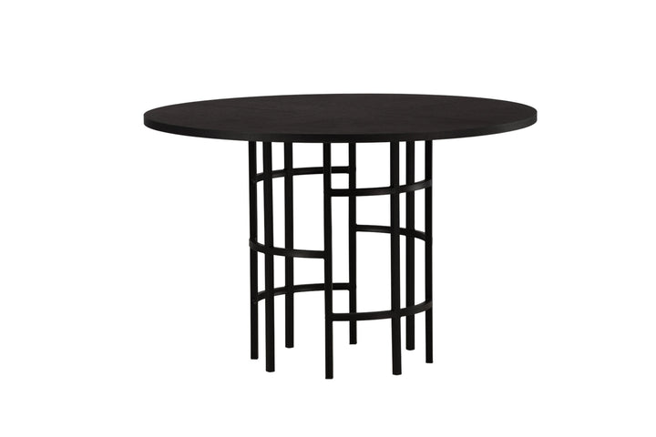 Furniture Fashion Copenhagen Dining Table - Black / Black Veneer