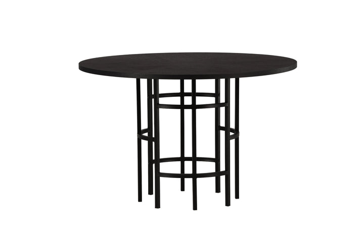 Furniture Fashion Copenhagen Dining Table - Black / Black Veneer