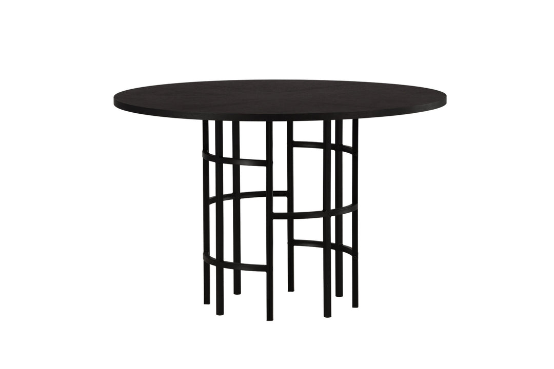 Furniture Fashion Copenhagen Dining Table - Black / Black Veneer